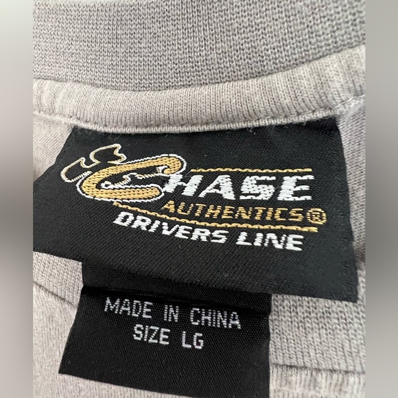 Vintage Chase Authentics Nascar Tony Stewart RACING T Shirt SIZE L DOUBLE SIDED - Picture 5 of 5